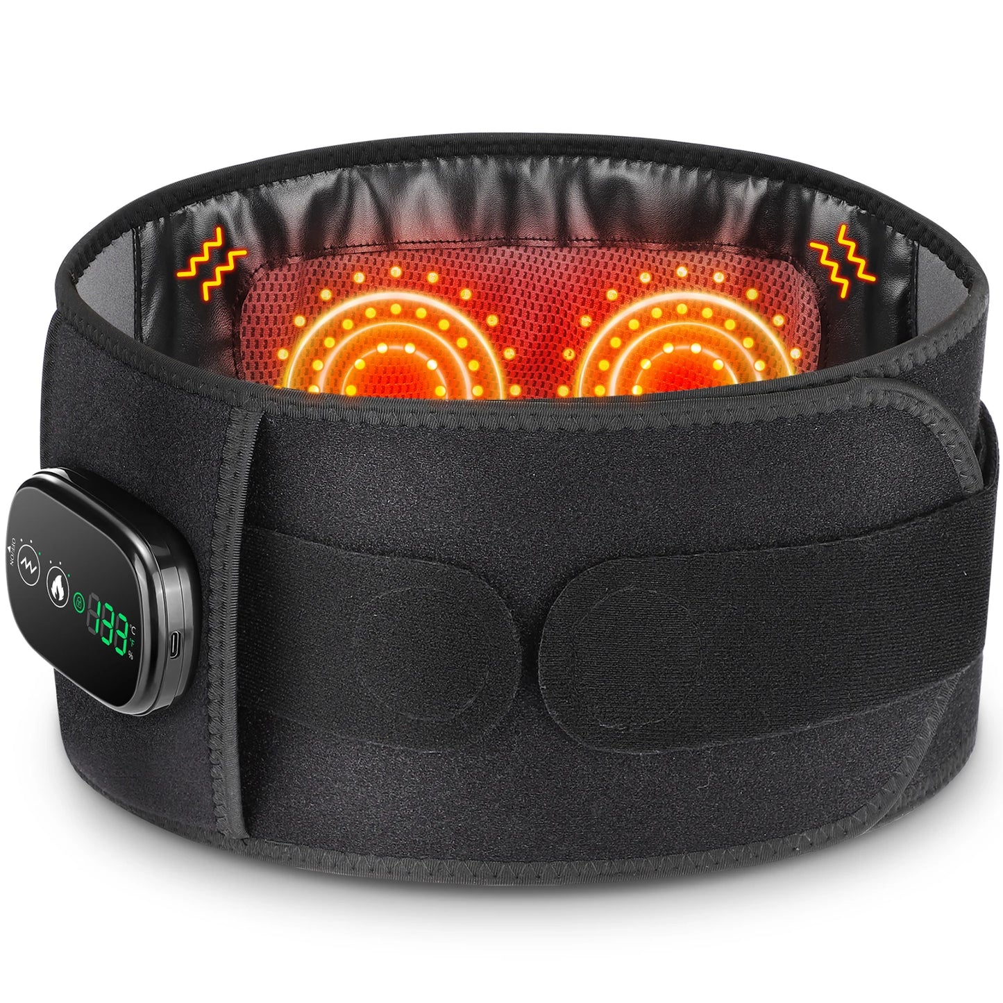 Rechargeable Lumbar Massager - Hot Compress